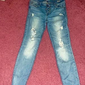 Old Navy Ripped Rockstar Jeans